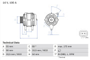 0 986 049 020 generátor BOSCH