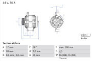 0 986 049 081 generátor BOSCH