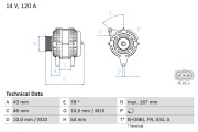 0 986 049 171 generátor BOSCH