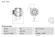 0 986 049 370 generátor BOSCH