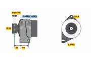 0 986 049 540 generátor BOSCH