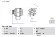 0 986 049 570 generátor BOSCH