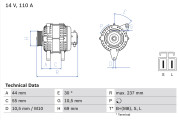 0 986 080 640 generátor BOSCH