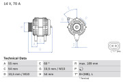 0 986 083 580 generátor BOSCH