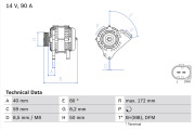 0 986 084 320 generátor BOSCH