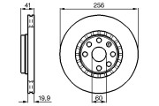 0 986 478 535 Brzdový kotouč BOSCH