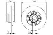 0 986 479 A48 Brzdový kotouč BOSCH