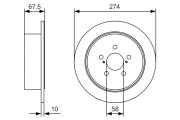 0 986 479 A82 Brzdový kotouč BOSCH