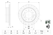 0 986 479 F07 Brzdový kotouč BOSCH