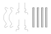 1 987 474 313 Sada příslušenství, obložení kotoučové brzdy BOSCH