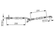 1 987 481 595 Brzdová hadice BOSCH