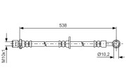 1 987 481 606 Brzdová hadice BOSCH