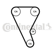 CT1257 ozubený řemen CONTINENTAL CTAM