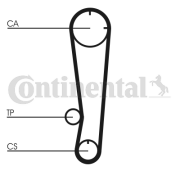 CT603 ozubený řemen CONTINENTAL CTAM