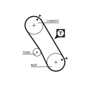 5061XS Ozubený řemen FleetRunner™ Micro-V® Kit GATES