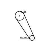 5698XS Ozubený řemen FleetRunner™ Micro-V® Kit GATES