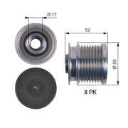 OAP7123 Předstihová spojka RPM™ Racing Micro-V® GATES