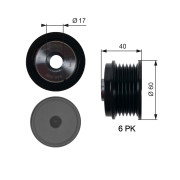 OAP7154 Předstihová spojka RPM™ Racing Micro-V® GATES