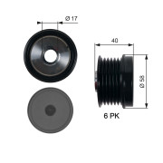 OAP7158 Předstihová spojka RPM™ Racing Micro-V® GATES