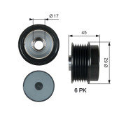 OAP7180 Předstihová spojka RPM™ Racing Micro-V® GATES