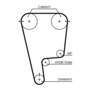 T226 Ozubený řemen FleetRunner™ Micro-V® Kit GATES