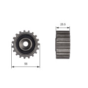 T42000 Vratná/vodicí kladka, ozubený řemen FleetRunner™ Micro-V® Kit GATES