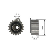 T42073 Napínací kladka, ozubený řemen FleetRunner™ Micro-V® Kit GATES