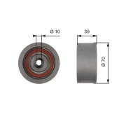 T42159 Vratná/vodicí kladka, ozubený řemen FleetRunner™ Micro-V® Kit GATES