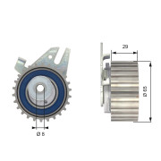 T43043 Napínací kladka, ozubený řemen FleetRunner™ Micro-V® Kit GATES