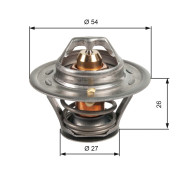 TH09474G1 Termostat, chladivo GATES