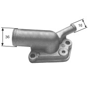 TH12087G1 Termostat, chladivo GATES