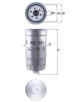 KC 103 Palivový filtr KNECHT