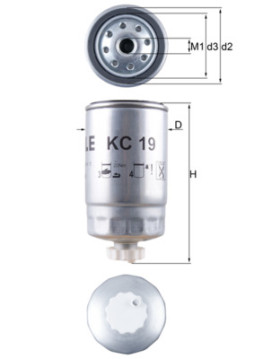 KC 19 Palivový filtr KNECHT