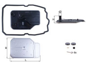 HX 230 KIT Hydraulický filtr, automatická převodovka KNECHT