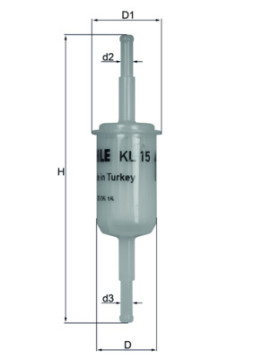 KL 15 OF Palivový filtr KNECHT