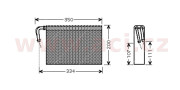 0600V305 výparník klimatizace pro všechny pohonné jednotky [180*292*60] 0600V305 VAN WEZEL