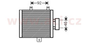 30003536 chladič motorového oleje (+A) [150*147*16] 30003536 VAN WEZEL