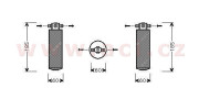 3700D393 sušič klimatizace  3700D393 VAN WEZEL