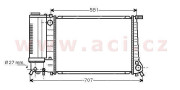 06002163 9/91- chladič 520i 24V [520*328*32] 06002163 VAN WEZEL