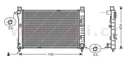 30002378 chladič C30 AMG 3.0CDi (±AC) [650*410*34] 30002378 VAN WEZEL