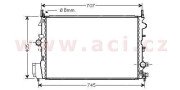 37002387 chladič 1.9CDTi (±AC) [650*415*27] 37002387 VAN WEZEL