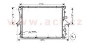 58002199 chladič chladič 3.6i, 4.2i, 6.0WR12, 3.0TDi, 4.2TDi, 5.0TDi (vše +AUT±AC) [710*550*40] 58002199 VAN WEZEL