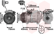 3000K278 kompresor klimatizace DENSO 3000K278 VAN WEZEL