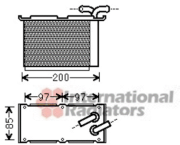 58004305 intercooler 1.4TSi [179*116*61] (ŠKODA, VW) 58004305 VAN WEZEL