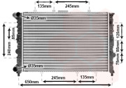 01002038 chladič 1.8i 16V (+AC), 2.0i 16V (+AC), 2.5i 24V (±AUT) [580*395*24] 01002038 VAN WEZEL