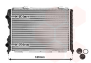 01002056 chladič 2.0i 16V TS AC, 2.0i 24V Turbo AC, 3.0i 12V/24V AC, 55441224 VAN WEZEL