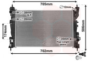 01002120 chladič 1.4TB. 1.8TBi VAN WEZEL