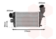 01004086 intercooler 1.9JTD 24017262 VAN WEZEL