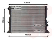 02002184 chladič 2.5 TD5 55043840 VAN WEZEL