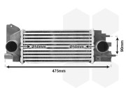 02004231 intercooler 2.0Di [280*135*80] 02004231 VAN WEZEL